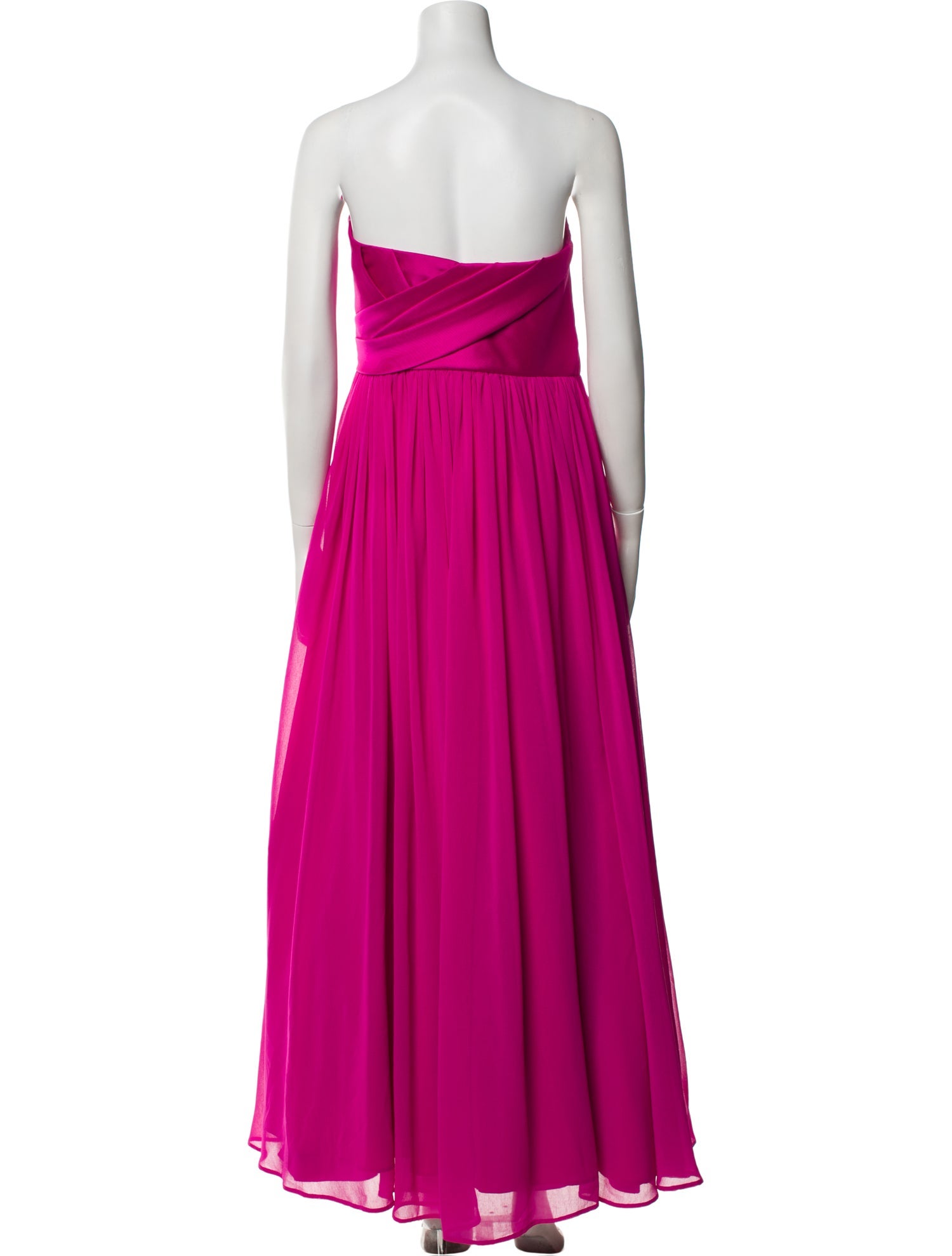 Badgley Mischka Strapless Long Dress